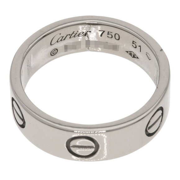 CARTIER 18k Silver Love Ring #51 - Picture 4 of 10